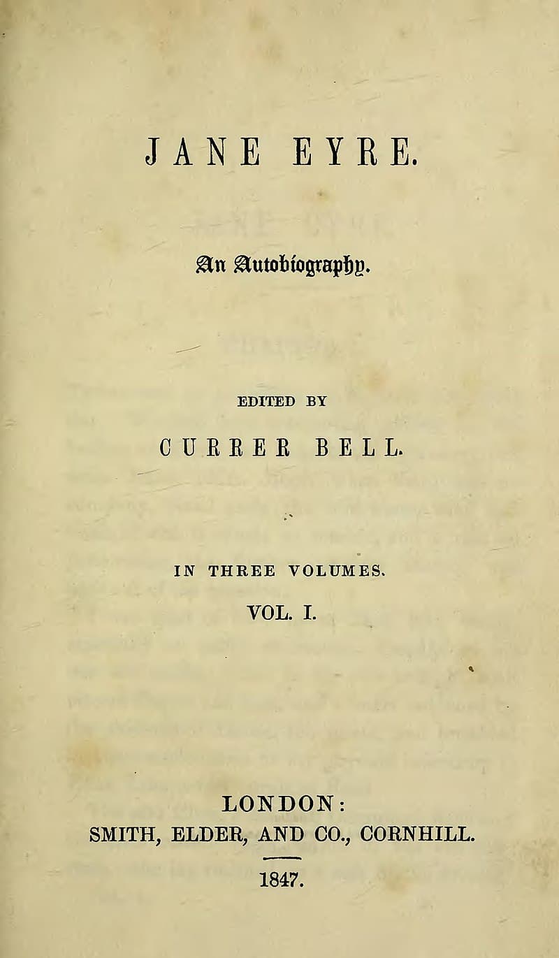 #5 Jane Eyre — Charlotte Bronte (1847) — Top 10 Greatest Books by Female Authors