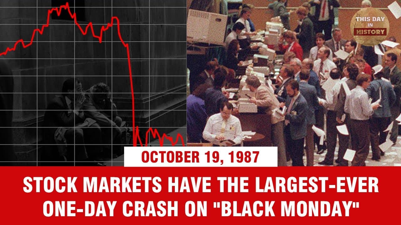 #2 Black Monday — October 1987 — Top 10 US Stock Market Crashes and Recoveries in History