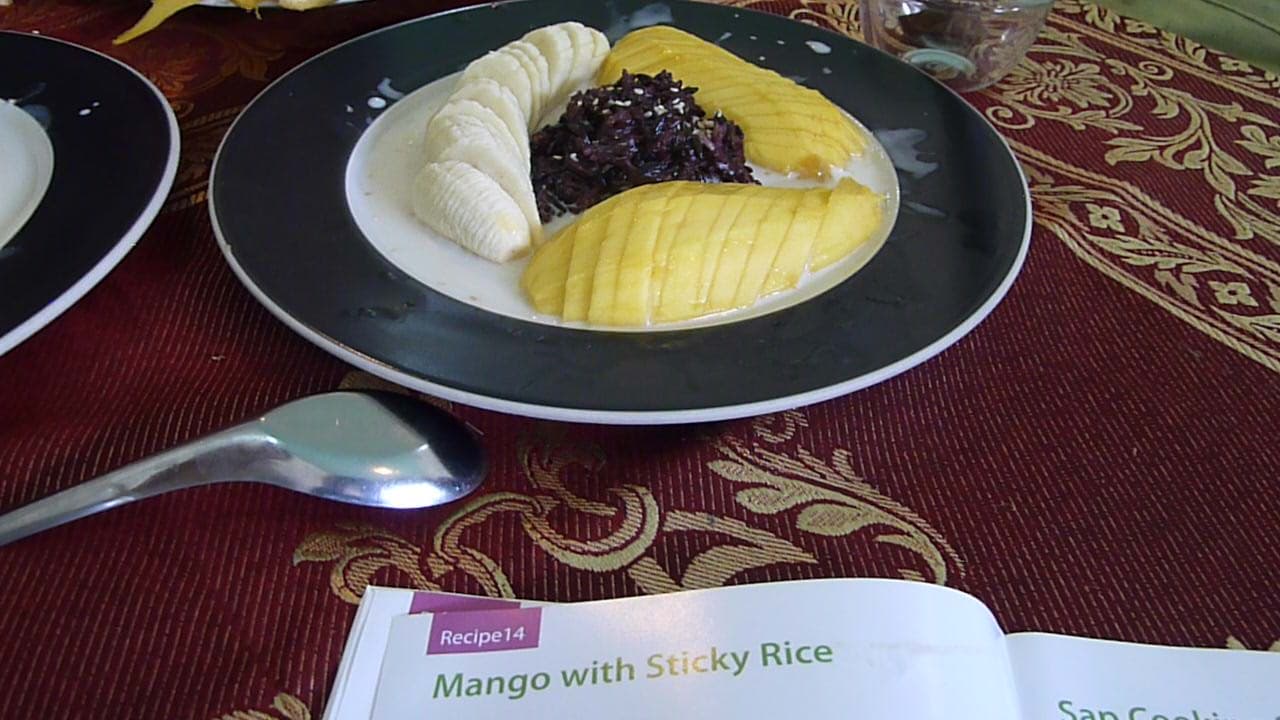 #6 Mango Sticky Rice — Top 10 Best Thai Street Food Dishes