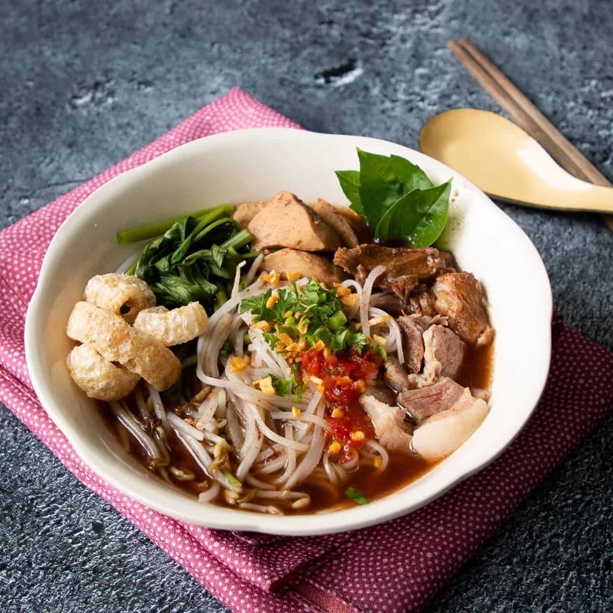 #7 Boat Noodles (Kuay Tiew Reua) — Top 10 Best Thai Street Food Dishes