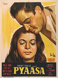 #8 Pyaasa — Top 10 Best Bollywood Films of All Time