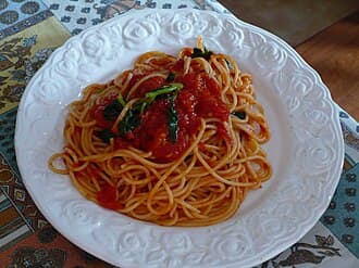 #6 Pasta al Pomodoro — Top 10 Greatest Italian Pasta Dishes