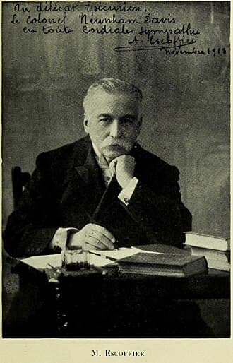 #3 Auguste Escoffier — Top 10 Greatest Chefs of All Time