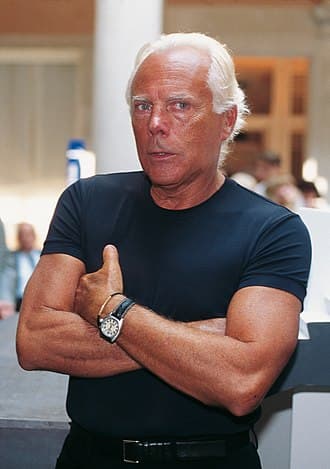 #4 Giorgio Armani — Top 10 Most Iconic Fashion Designers of All Time