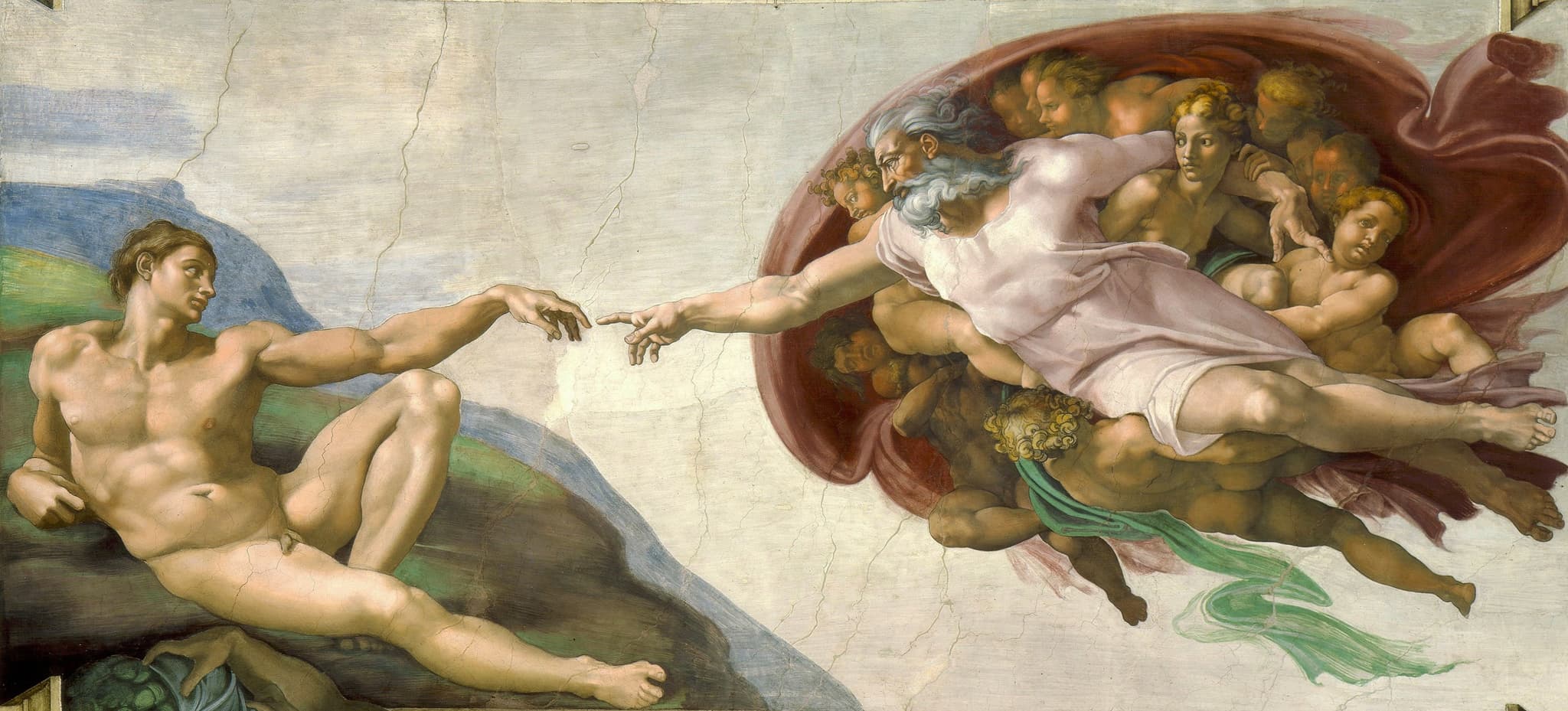 #7 The Creation of Adam — Top 10 Most Iconic Paintings of All Time