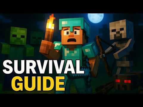 #1 Minecraft Survival Guide 2025 - Complete Beginners Guide — Top 10 Trending YouTube Gaming Videos