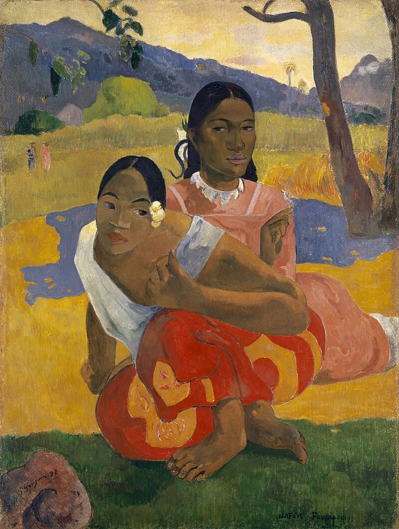 #5 Nafea Faa Ipoipo (When Will You Marry?) — Paul Gauguin (1892) — Top 10 Most Expensive Paintings Ever Sold
