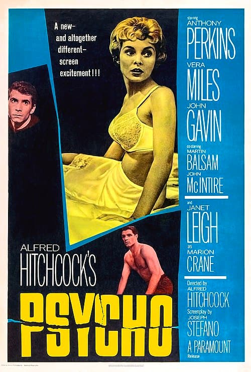 #2 Psycho (1960) — Top 10 Best Horror Movies of All Time