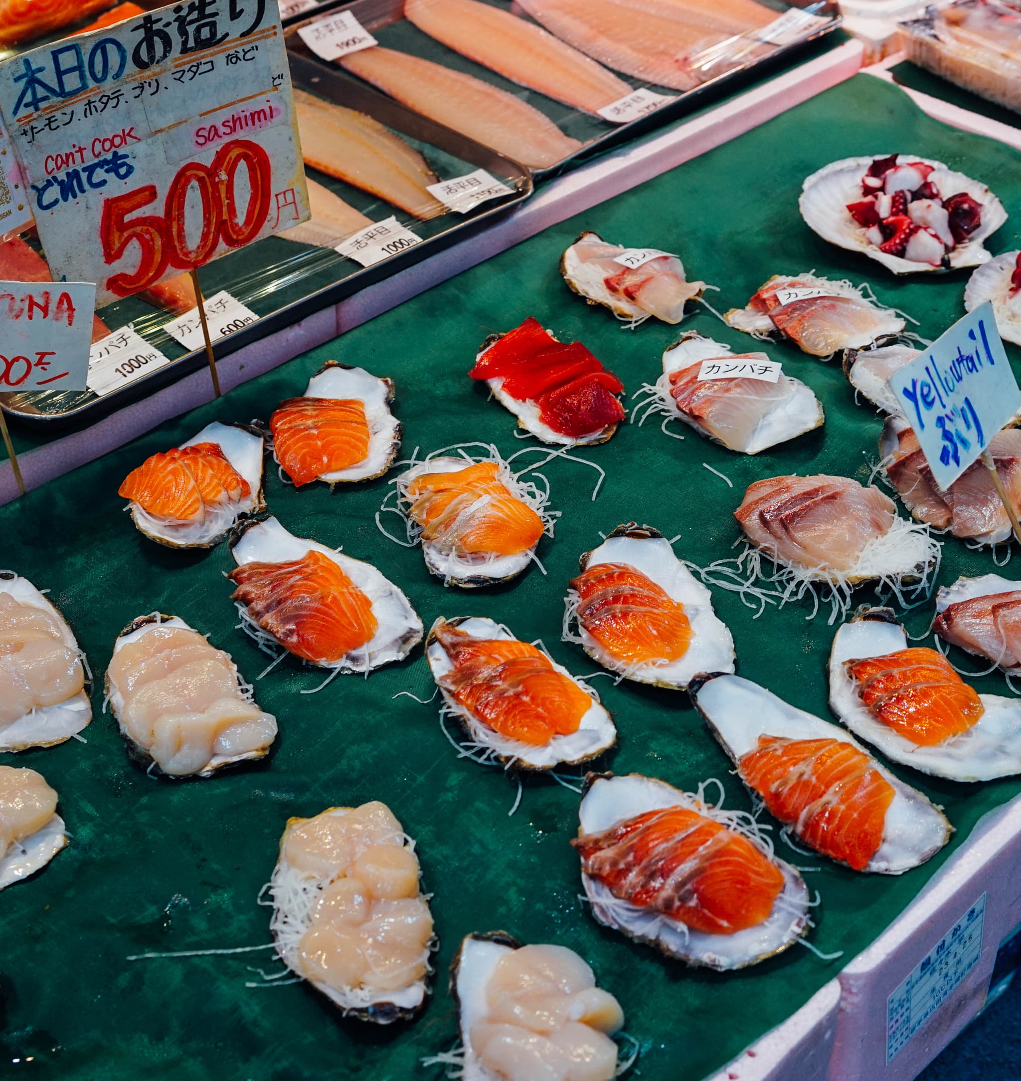 #2 Tsukiji Outer Market — Street Sashimi & Casual (Tokyo) — Top 10 Must-Visit Sashimi Restaurants in Tokyo & Japan