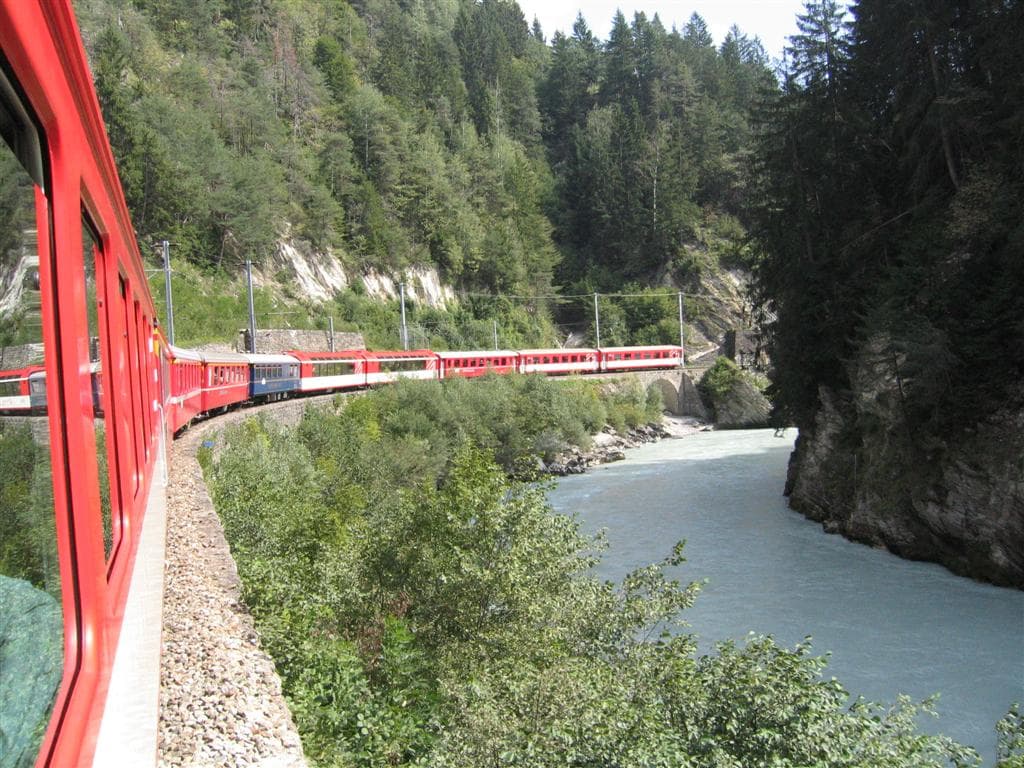 #1 Glacier Express, Switzerland — Top 10 Most Beautiful Train Journeys