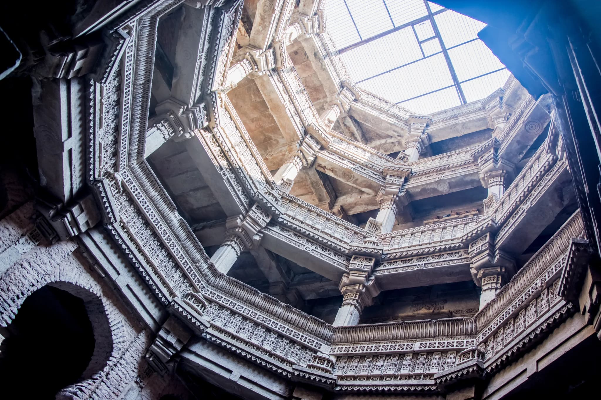 #4 Adalaj Stepwell — Top 10 Stepwells of India 2026