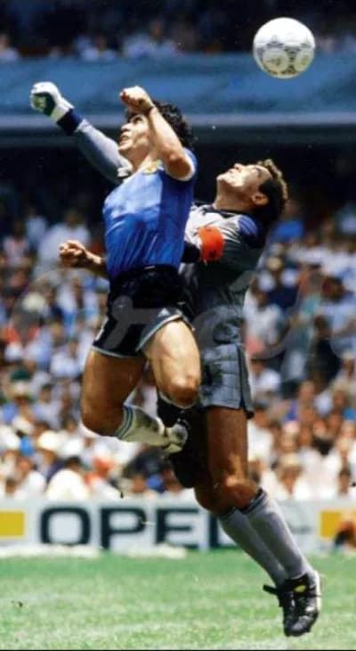 #9 The Hand of God (1986) — Top 10 Most Iconic Sports Moments