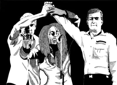 #10 Bob Marley's One Love Peace Concert (1978) — Top 10 Most Iconic Concert Moments