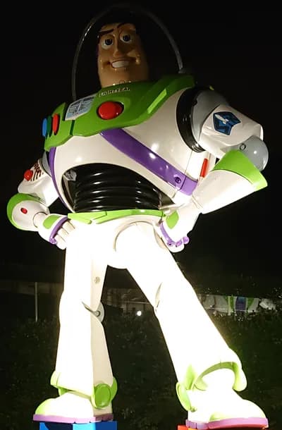 Buzz Lightyear Freezing in Toy Story