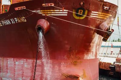 #8 Ship Ballast Water and Antifouling Paints — Top 10 Worst Ocean Pollution Sources