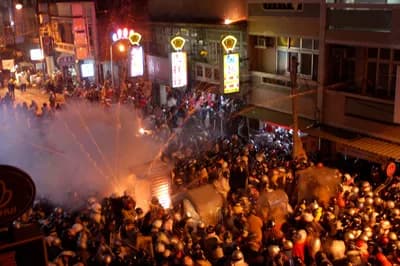 #2 Yanshui Beehive Fireworks — Top 10 Festivals in Taiwan in 2026