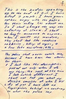 #2 The Zodiac Killer — Top 10 Unsolved Mysteries That Still Haunt Investigators