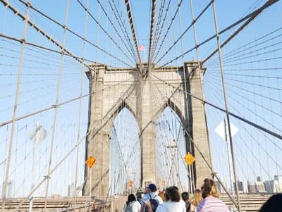 #3 Brooklyn Bridge Walk — Top 10 Things to Do in New York City