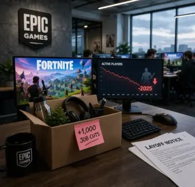 #3 Epic Games to cut more than 1k jobs as Fortnite usage falls — Top 10 Hacker News — Top Stories — March 24, 2026