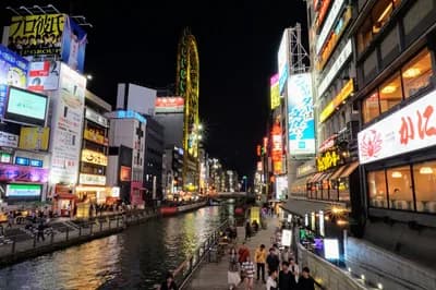 #3 Dotonbori Canal Walk & Street Food — Top 15 Best Things to Do in Osaka With Families 2026