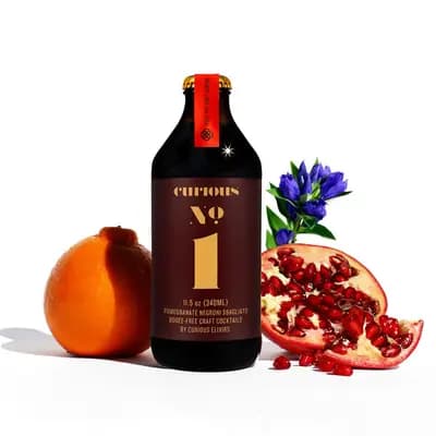 #4 Curious Elixirs No. 1 — Pomegranate Negroni — Top 10 Zero-Proof Craft Cocktails Elevating the Sober Drinking Scene in 2026