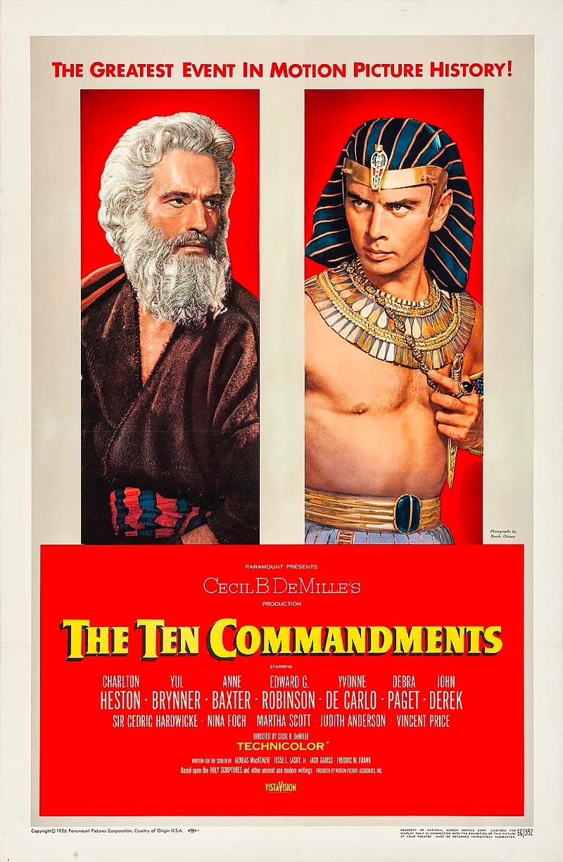 #1 The Ten Commandments (1956) — Top 10 Easter Movies to Watch