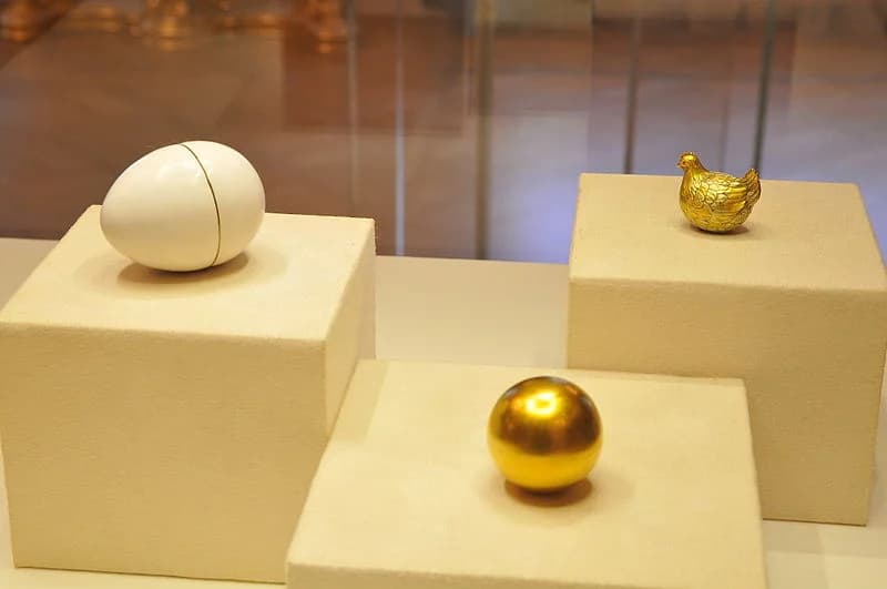 #2 The Steel Military Egg (1916) — Top 10 Most Extraordinary Fabergé Easter Eggs