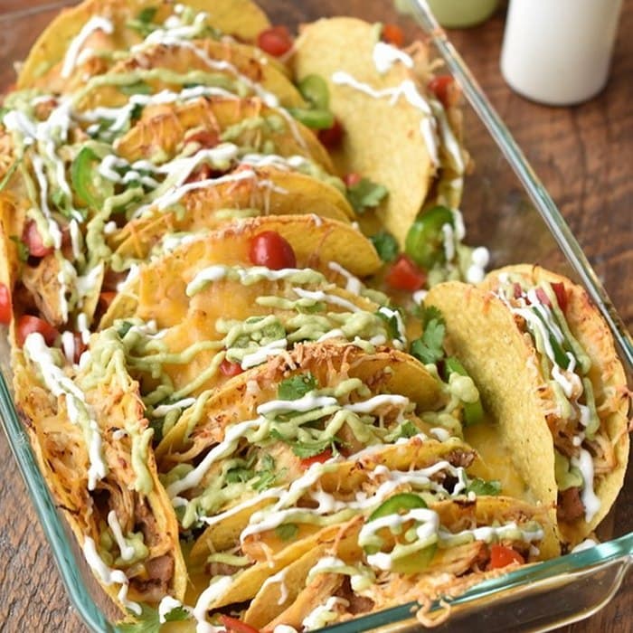 #2 Crock Pot Chicken Baked Tacos — Taco Night Done Right: 10 Mexican & Tex-Mex Dishes Worth Making at Home