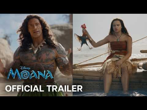 #2 Moana | "Official Trailer" | In Theaters July 10 — Top 10 YouTube — Trending Videos (US) — March 24, 2026