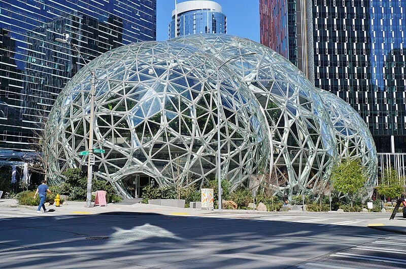 #5 Amazon Spheres, Seattle — Top 10 Most Sustainable and Green Buildings